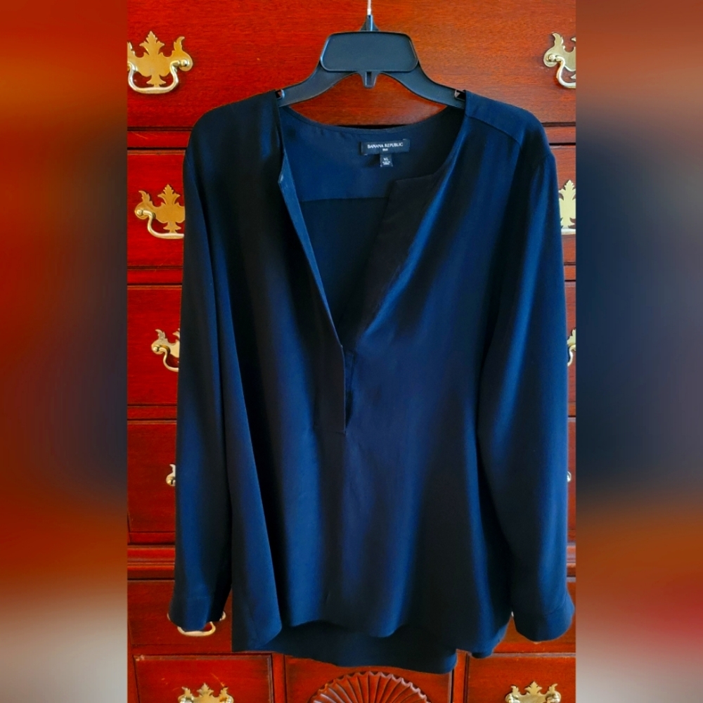 Silk top from Banana Republic